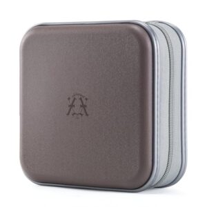 alavisxf xx Capa para CD, capa de plástico rígido para DVD com capacidade para 48 unidades, bolso portátil com zíper para CD, grande disco de armazenamento, bolsa carteira para carro, casa, viagem (CDs)