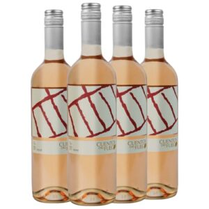 Kit com 4 Vinhos Chilenos Rosé Seco Carmenere Cuentos del Fuego (Vinhos)