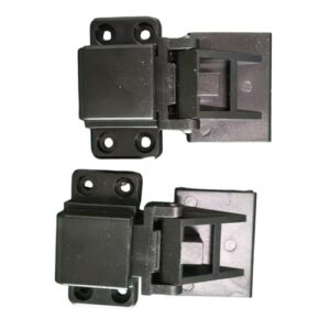 Generic 2 Dobradiças para Tampa de Toca-Discos, Dobradiças de Substituição para Tampa de Proteção contra Poeira, Instalação Rápida, para de Proteção contra (Equipamentos)