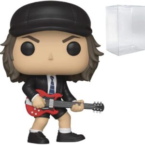 AC/DC – Boneco de vinil Funko Pop! de Angus Young (acompanha capa protetora de caixa pop) (Bonecos)