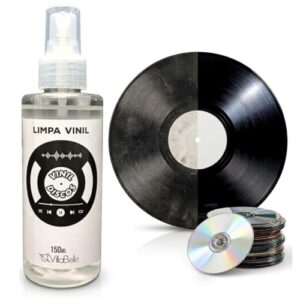 Spray de Limpeza Limpa Discos de Vinil Lps Cds Dvds 150 ml (CDs)