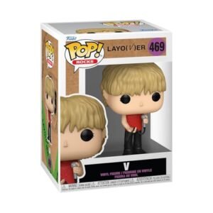 Funko Pop! Rocks: V - (Love Me Again) - BTS - Boneco colecionável de vinil - Ideia de presente - Mercadoria oficial - Brinquedos para crianças e adultos - Fãs de música - Figura modelo para - V (BTS) (Bonecos)