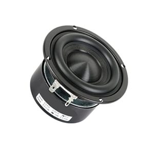 Alto-falante subwoofer de 7 cm, alto-falante de baixo Woofer de 8 Ohm 25 W para home theater ou acessório de alto-falante DIY, 1 caixa de som de estante (Equipamentos)