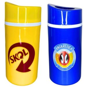 2 Porta Garrafa 600ml Suporte Camisinha Cerveja Marcas Bares Festa Churrasco Top (Cervejas)
