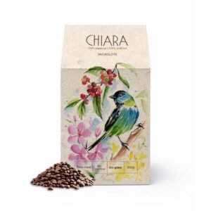 Caffè Chiara Microlote Café Especial em Grãos 100% Arábica, Torra Média Clara, Notas de Própolis, Açúcar Mascavo e Melaço, Montanhas Capixabas, 86+ Pontos SCA, 200g (Café)