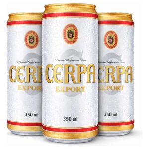 Kit 3 Cerveja CERPA Export Lata 350ml – Lager Puro Malte 4,6% ABV (Cervejas)