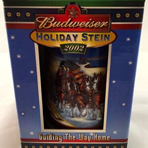 Budweiser Holiday Steins Colecionável Série Holiday Stein, Branco, Year 2002, 1 (Cervejas)