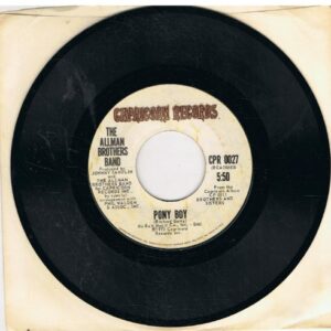 ramblin' man / pony boy 45 rpm single [Vinyl] THE ALLMAN BROTHERS BAND (Discos de Vinil)