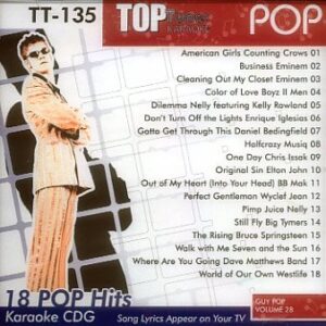Top Tunes Karaoke CD+G Guy Pop Vol. 28 TT-135 - Various Artists (CDs)