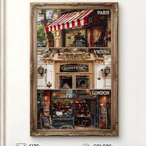Cozy Cafés of Europe: 3 Classic Designs for Cross-Stitch: Paris, Vienna, London. Includes Stitching Guide (World Café Collection: Cross-Stitch Patterns) (English Edition) - Design, Loskutok (Café)