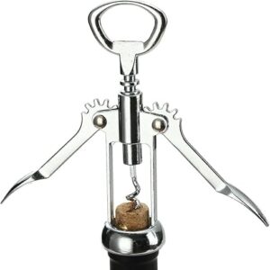 Abridor de vinho, saca-rolhas de liga de zinco resistente, abridor de garrafa de cerveja premium, acessórios de vinho multifuncionais com alça ergonômica e parafuso afiado, para cozinha, bar (Cervejas)