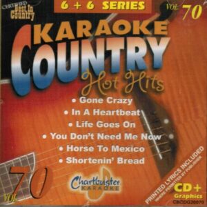Chartbuster Karaoke Country Hot Hits Vol 70 - Alan Jackson (CDs)