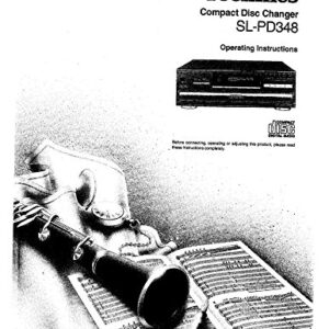Instruction Manual for Technics SL-PD348 CD Changer Owners Instruction Manual Reprint Every Instruction Manual (CDs)
