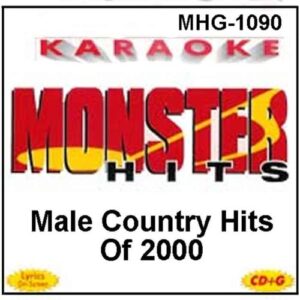 Monster Hits Karaoke #1090 - Male Country Hits Of 2000 - Lonestar (CDs)