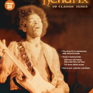 Jimi Hendrix - Jazz Play-Along Volume 80 - BK+CD (CDs)