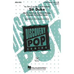 Hal Leonard Sir Duke VoiceTrax CD by Stevie Wonder Arranged by Audrey Snyder (CDs)
