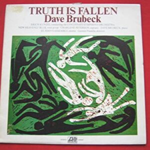 Dave Brubeck Truth Is Fallen LP Atlantic K40367 EX/VG 1972 with insert (Discos de Vinil)