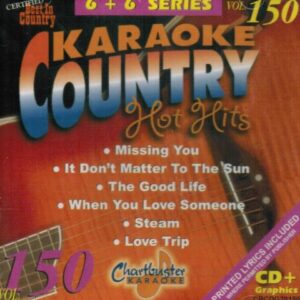 Chartbuster Karaoke Country Hot Hits Vol 150 - Brooks & Dunn (CDs)