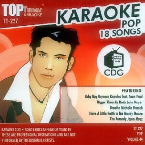 Top Tunes Karaoke CD+G [Mixed] Pop Vol. 44 TT-227 - Various Artists (CDs)