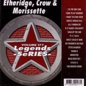 Legends Karaoke Volume 177 - Hits Of Melissa Etheridge, Sheryl Crow & Alanis Morissette (CD+G) By Various Artists (0001-01-01) (CDs)