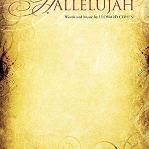 Leonard Cohen Hallelujah Vocal Solo With Piano Accomp Bk/Cd (Book & CD) by VARIOUS (2010) Paperback - unknown author (CDs)