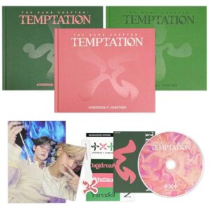 The Name Chapter: TEMPTATION 5th Mini Album (Random Ver.) Photobook + Lyric Book + CD + Postcard + Photocard + 5 Extra Photocards Official K-POP Sealed Album - TXT (CDs)