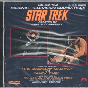 Star Trek: Original Television Soundtrack, Volume Two (The Doomsday Machine, Amok Time) - Alexander Courage (CDs)