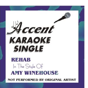 Rehab by Amy Winehouse Karaoke CD+G Single - Accent Karaoke (CDs)