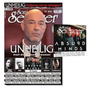 Sonic Seducer 03-2026 + CD: Unheilig Comeback - Geboren um zu versagen? + Absurd Minds + Project Pitchfork + Mesh + Depeche Mode + Tarja + Stahlmann + Schattenmann + Bauhaus + Rob Zombie - Unheilig, Sonic Seducer (CDs)