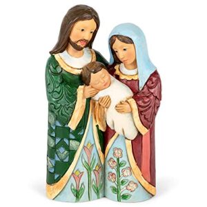Enesco Jim Shore Heartwood Creek Sagrada Família Blessed with a Savior Estatueta tamanho de cerveja multicolorida (Cervejas)