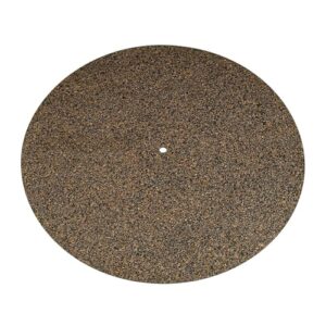 BaotyJie Tapete para toca-discos de 12 polegadas, ideal para, mais e estável, redução de ruído, feito de cortiça e (Equipamentos)