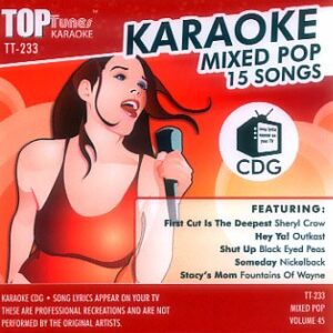 Top Tunes Karaoke CD+G Mixed Pop Vol. 45 TT-233 - Various Artists (CDs)
