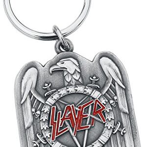 Slayer Chaveiro padrão: águia - -, Prata, tamanho �nico (CDs)