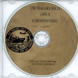 USS Niagara Falls AFS-3 Commissioning Program on CD 1967 - Great Naval Images (CDs)