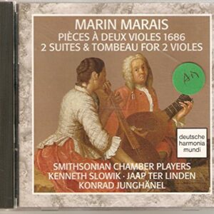 Marais: Pieces a Deux Violes 1686; 2 Suites & Tombeau for 2 Violes - Marin Marais (CDs)