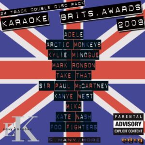 Karaoke Brit Awards 2008 by Easy Karaoke - 24 professional karaoke tracks on CDG Double Disc - Includes Adele; Arctic Monkeys; Kylie Minogue; Take That; Mika and many more - See description for full (CDs)