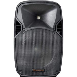 HAYONIK, Caixa Ac. Amplificada 400W, Falante 12", Driver Titânio 1,35", USB, Entrada P/Mic, Bluetooth 5.0, Rádio FM, Controle App, 200W RMS, Saída Passiva - CPA-12400L (Equipamentos)
