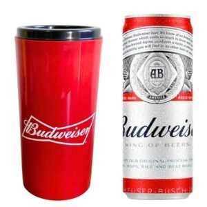 Porta Lata Slim 350ml Lata Fina Grande Suporte Cerveja Budweiser (Cervejas)