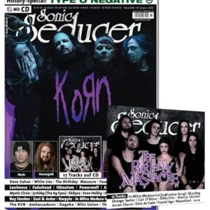 Sonic Seducer 02/2022: + Korn + Dave Gahan + Amorphis + Lacrimosa + White Lies + Joachim Witt + Mesh + Type O Negative + The Birthday Massacre + Versengold + 17 Track CD - Sonic Seducer (CDs)