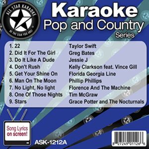 All Star Karaoke Pop and Country Series (ASK-1212A) - Taylor Swift (CDs)