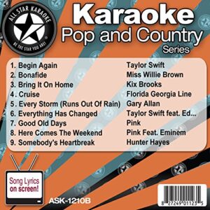 All Star Karaoke Pop and Country Series (ASK-1210B) - Taylor Swift (CDs)