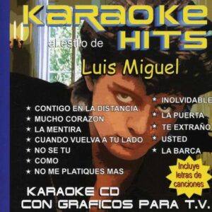 Karaoke Hits: Luis Miguel (CDs)