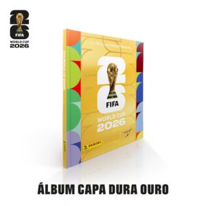 Copa do Mundo 2026 Álbum de Figurinhas Capa Dura Ouro FIFA WORLD CUP 2026™  Panini