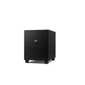 Polk Monitor XT10 Home Subwoofer, Woofer de graves profundos de 25,4 cm, amplificação Classe D de 100W, compatível com Dolby Atmos, Auro 3D e DTS:X, preto (Equipamentos)