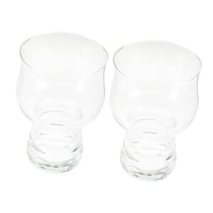 2 peças copos de cerveja de cerveja vidro copos de vidro para Stouts Pilsners copos de bebida para suco bebidas coquetéis (Cervejas)
