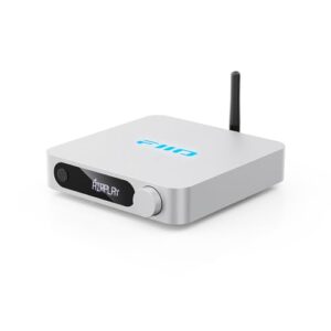 FiiO SR11 AirPlay Audio Streamer Receptor, WiFi Multiroom Streamer, Transmita Áudio de Alta Resolução do Spotify, Amazon Music, Tidal (Preto) (Equipamentos)