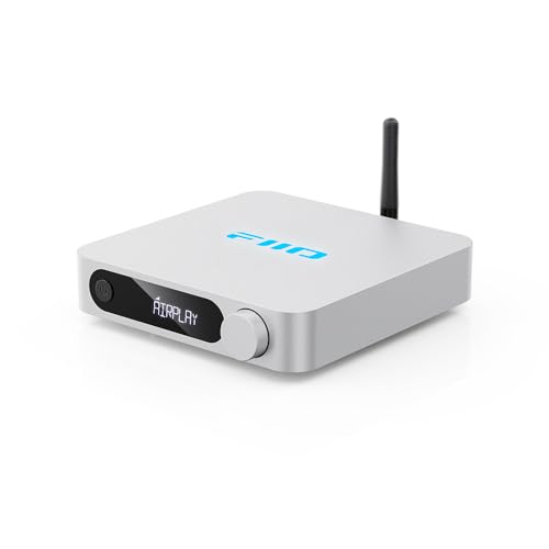 FiiO SR11 AirPlay Audio Streamer Receptor, WiFi Multiroom Streamer, Transmita Áudio de Alta Resolução do Spotify, Amazon Music, Tidal (Preto) (Equipamentos)