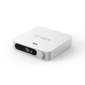 FiiO K11 R2R DAC e amplificador de fone de ouvido para áudio doméstico ou PC, 6,35 mm e balanceado 4,4 mm, RCA, coaxial, óptico, 1300mW, 384kHz/24Bit DSD256 (prata) (Equipamentos)