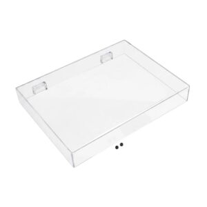 FytStycale Tampa protetora contra poeira para toca-discos, acessório profissional transparente e, para toca-discos para LP120. (Equipamentos)