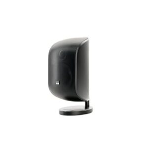 Bowers & Wilkins e alto-falante satélite M-1 – Fibra de vidro de 10 cm, tweeter de domo de alumínio de 2,5 cm, use como alto-falantes estéreo ou canal central em seu sistema de som surround, preto (Equipamentos)